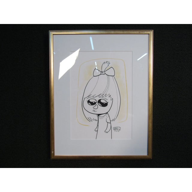 Crying Girl Illustration by Jordan W. Martin For Sale In New York - Image 6 of 6