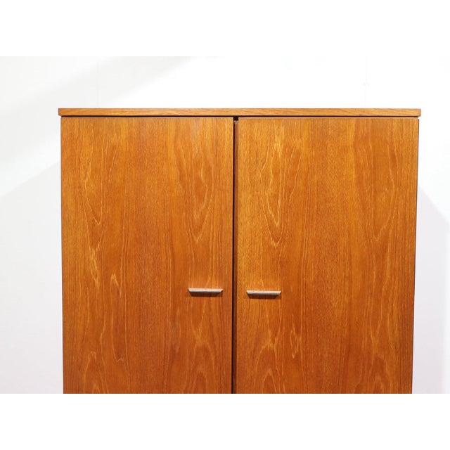 Mid Century Modern Vintage Teak Armoire Wardrobe by White and Newton Danish Style For Sale In Greensboro - Image 6 of 13