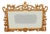 Georgian Revival Rococo Gilt Mantle Glass Mirror For Sale