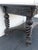 Early 1900s Heavy Carved Tiger Oak Library Console Table Partner Desk 6571a For Sale - Image 16 of 18