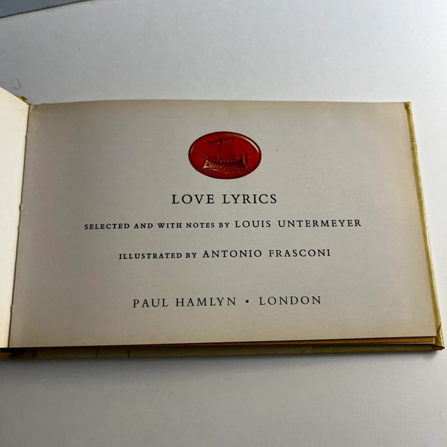 Expressionism 1965 Love Lyrics Book For Sale - Image 3 of 12