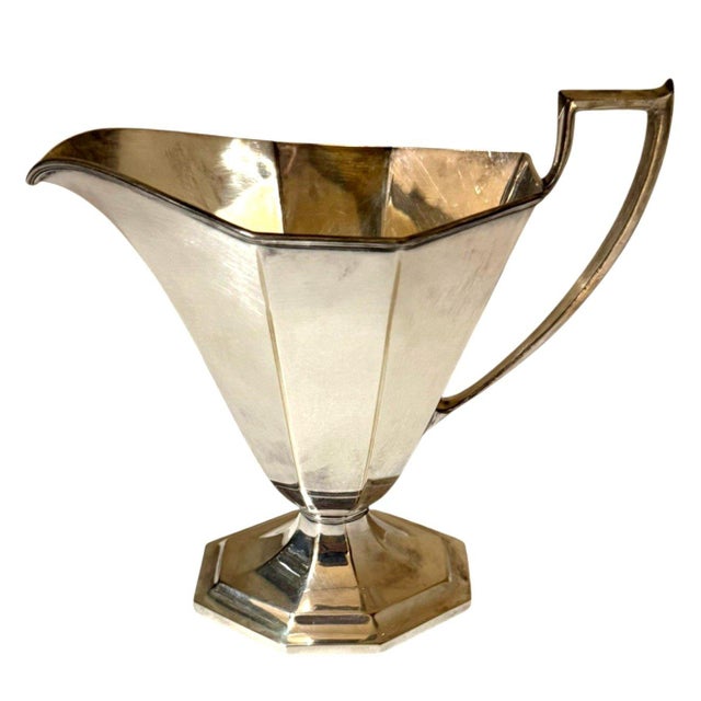 Art Deco Antique Art Deco Pairpoint Sheffield 0316 Silverplate Coffee Tea Service - 4 Pcs For Sale - Image 3 of 8