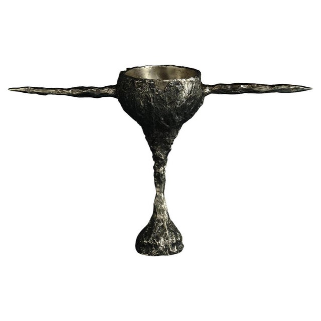 Omnia Vanitas Vanité 17 Candelabra in Patinated Cast Bronze by William Guillon For Sale - Image 13 of 13