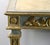 19th Century Italian Carved Green and Gilt Foyer Table with Faux Marble Top For Sale - Image 12 of 18