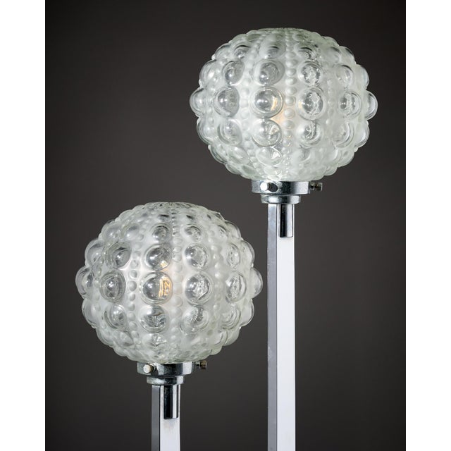 Chrome Modernist Italian Table Lamp For Sale - Image 8 of 9