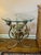 1960s Vintage Illuminated Gilt Metal Floral Side/Cocktail Table, in the Manner of Hans Kögl, C. 1960s–70s For Sale - Image 5 of 12