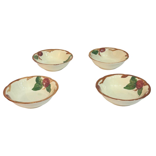 Ceramic Vintage Franciscan Apple California Pottery Dinnerware Collection – 21 Pieces For Sale - Image 7 of 14
