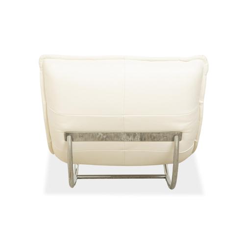 Cream Woow Lounger in White Leather from Willi Schillig For Sale - Image 8 of 10