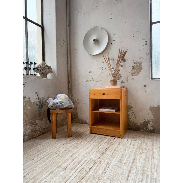 1960s Bedside Table by Charlotte Perriand for Les Arcs, 1960s For Sale - Image 5 of 18