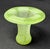 Mid-Century Modern Higgins Art Glass Drop Out Vase Kiwi For Sale - Image 3 of 6