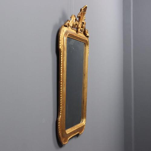 Goldenrod Carved and Gilded Wooden Mirror For Sale - Image 8 of 12