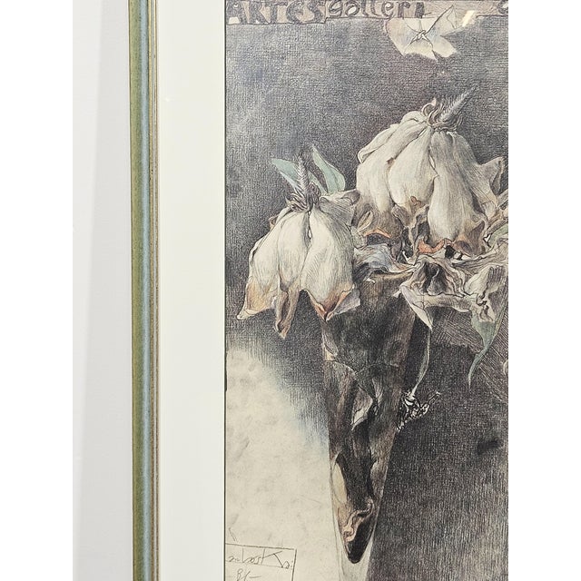Horst Janssen, Graphic Flowers for a Long Journey, 1979, Paper For Sale - Image 6 of 18