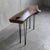 2020s Handcrafted Live Edge Black Walnut Console Table With Hairpin Legs For Sale - Image 5 of 12