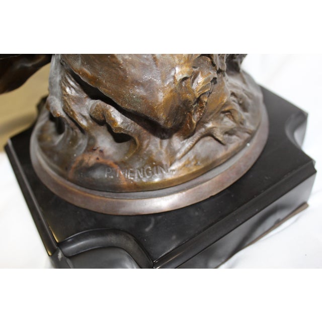 19th Century 19 Th century Lady Bronze with mandolin Signed For Sale - Image 5 of 18