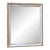 Antique Small Silver Accent Mirror For Sale
