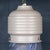 Italian Hand Blown Light Bulb Shaped Ceiling Light from by Due P, 1980s For Sale - Image 12 of 14