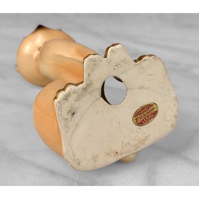 Mid-Century Atomic Siamese Cat Porcelain Vanity Lipstick Holder For Sale - Image 12 of 12