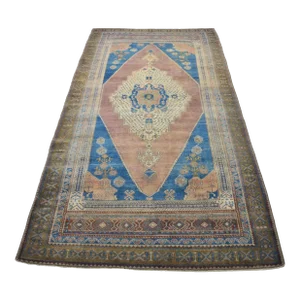 Hand Knotted Oushak Turkish Carpet