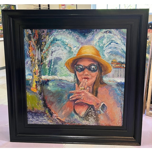 "The Bee's Knees", Large Oil Painting, Figurative Art For Sale In Saint Louis - Image 6 of 6