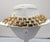 1990 goldtone 3 rows of rectangular cut Swarovski rhinestones in the front with goldtone links in the back articulated...