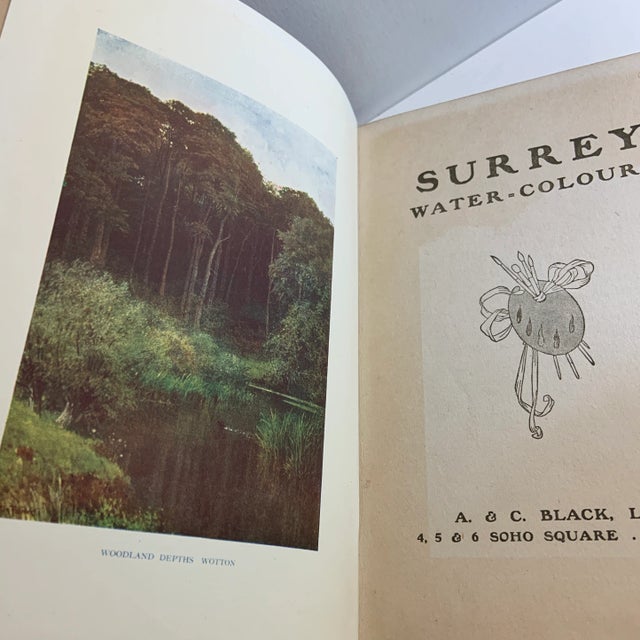 Illustration 1915 Surrey Watercolors Book For Sale - Image 3 of 13