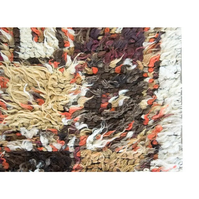 Mid 20th Century Vintage Persian Tulu Rug For Sale - Image 5 of 13