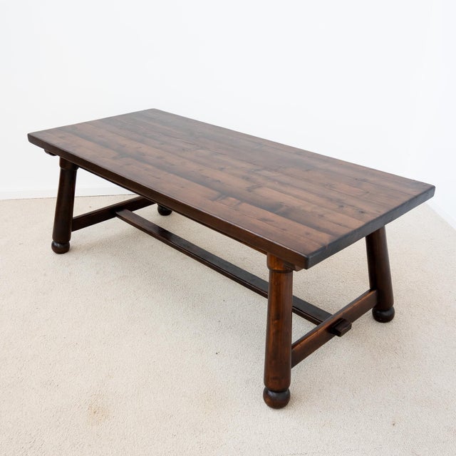 1950s Vintage Dining Table by Georges Robert, 1950s For Sale - Image 5 of 11