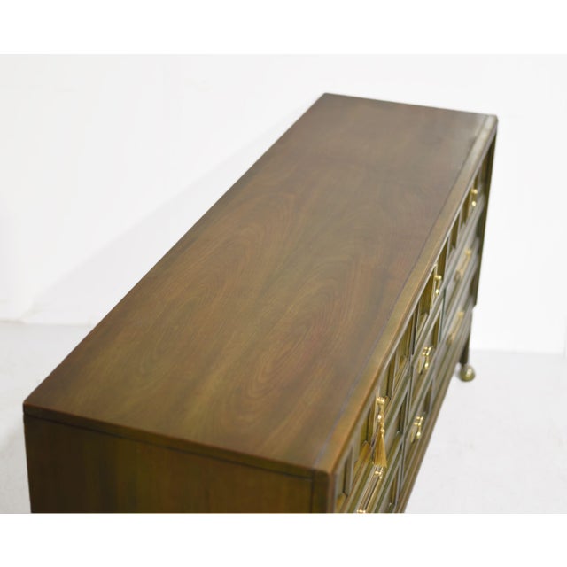 Paint to Order Mid Century Modern Nine-Drawer Dresser by Stanley Furniture For Sale - Image 11 of 12