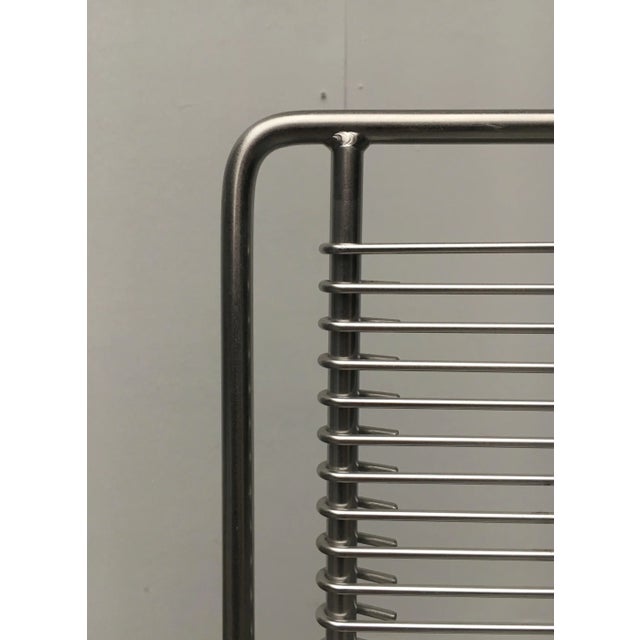 German 2nd Generation Kreuzschwinger Bar Stools by Till Behrens for Till Behrens Systeme, 2000s, Set of 4 For Sale - Image 9 of 18