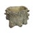 Rustic Small Faux Bois Cement Planter For Sale - Image 3 of 6