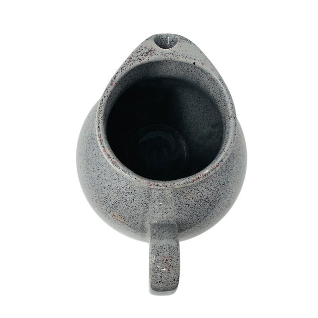 1970s Mid-Century Modern Waechtersbach West Germany Granite Spatter Pitcher - 1970s For Sale - Image 5 of 13