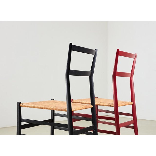 Wood Superleggera Chairs by Gio Ponti for Cassina, Italy, 1957, Set of 2 For Sale - Image 7 of 13