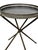 Metal Vintage Italian Style Folding Guéridon Cocktail Tray Table For Sale - Image 7 of 12