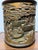 Chinese Ming style hand carved bamboo brush pot carved in the round with various scenes against the background of a bamboo...