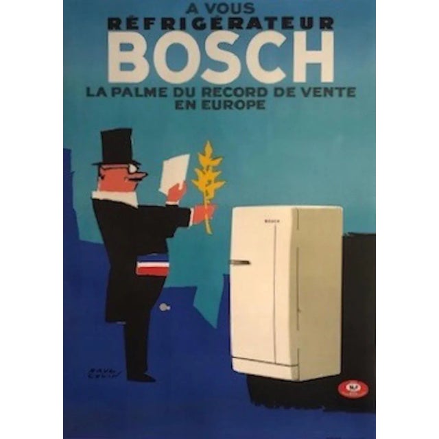 1960s Original French Poster, Bosch La Palme Du Record For Sale