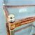 Brown Palm Beach Chic Rattan Cane and Gold Etageres - A Pair For Sale - Image 8 of 10