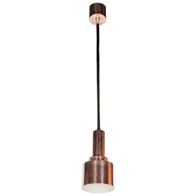 Copper Industrial Mid-Century Modernist Copper Pendant by Hans Agne Jakobsson For Sale - Image 8 of 8