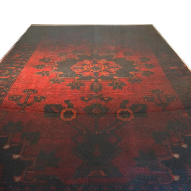 Wiesie Dining Table with Vintage Middle Eastern Rug in Epoxy Resin by Fred&Juul For Sale - Image 4 of 6