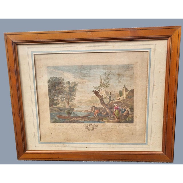 Fishing, 1800s, Etchings, Framed, Set of 4 For Sale - Image 3 of 18