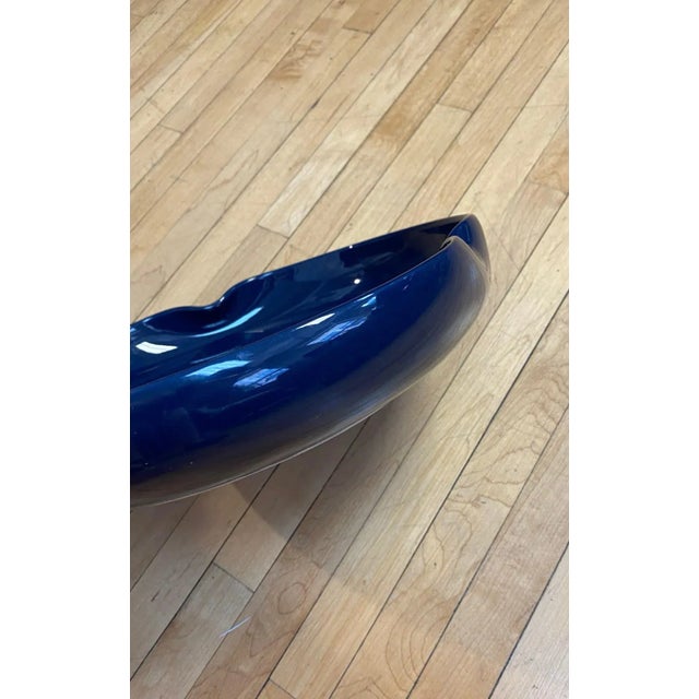 1980s Blue Glazed China Bowl For Sale In New York - Image 6 of 12