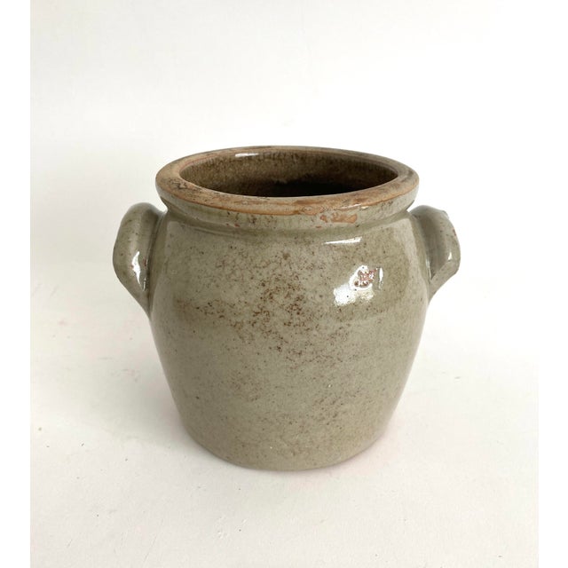 French Provincial French Burgundy Petite Confit Pot For Sale - Image 3 of 9