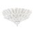 Huge Contemporary Imperial Sanded “Petals” Murano Glass Flush Mount by Simoeng For Sale