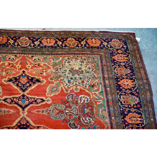 19th Century Sarouk Farahan Rug For Sale - Image 4 of 7