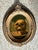 Vintage Skull Oil Painting in Ornate Frame For Sale In West Palm - Image 6 of 12