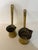 Metal Pair of Vintage Lebanese Brass Turkish Coffee Pots — Sizes #2 & #3 For Sale - Image 7 of 12