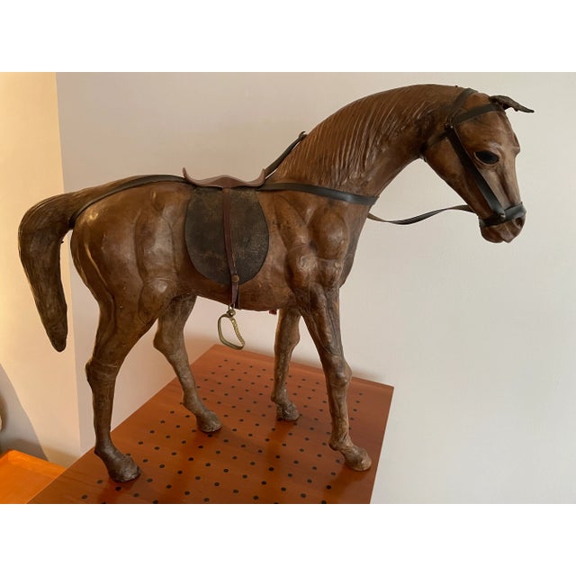 Wood 1960s Gallant Vintage Wooden Horse For Sale - Image 7 of 9