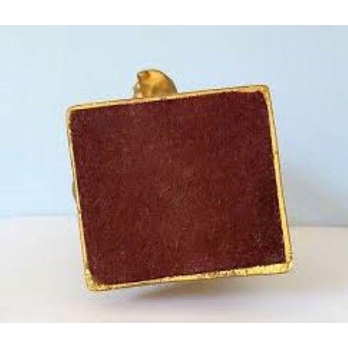 Gold 1970s Signed and Marked Emmanual Villanis Bookend Busts- Set of 2 For Sale - Image 8 of 8