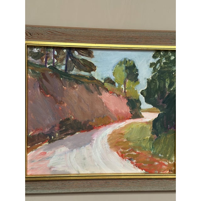 1980s Bente Bjerregaard, Warm Day, France, 1982, Oil on Canvas, Framed For Sale - Image 5 of 18