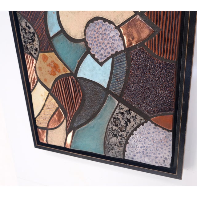Early 21st Century Wet-Cut Mosaic Wall Decoration For Sale - Image 5 of 11