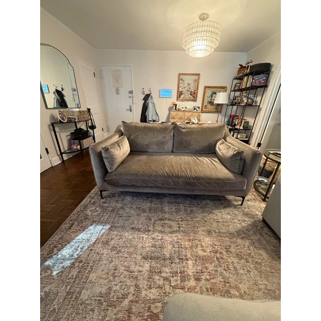 Classic Club Sofa-Style Loveseat, Interior Define For Sale - Image 9 of 10